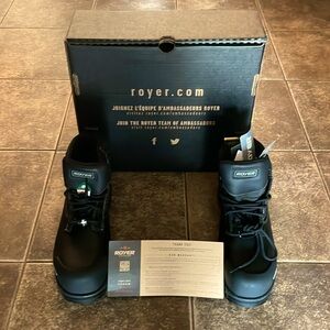 Men’s Royer 5605GT Black Workboot 10.5